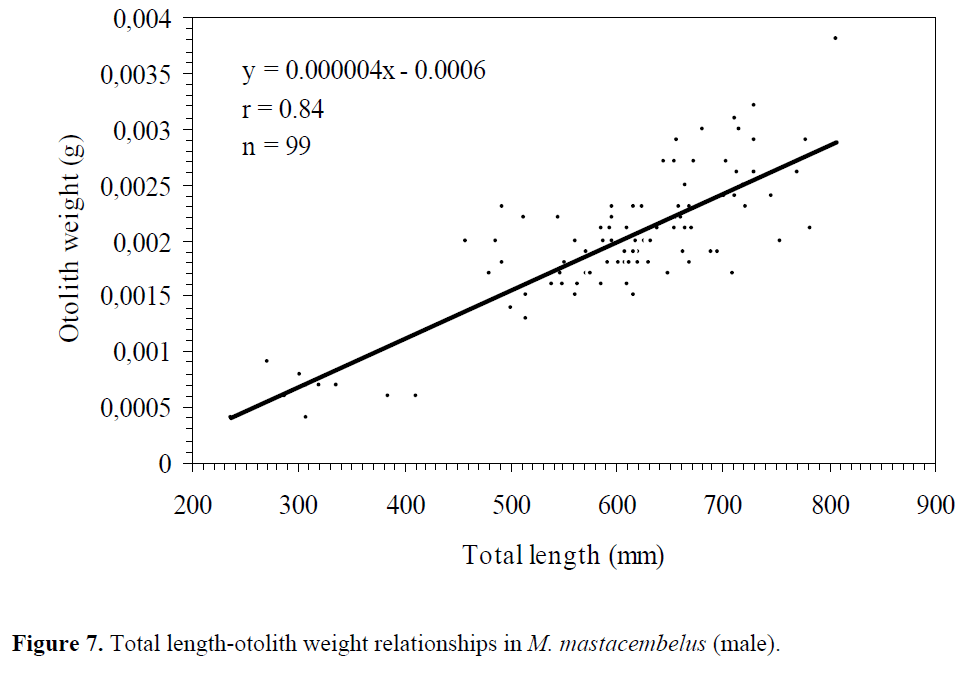fisheriessciences-Total-length-otolith